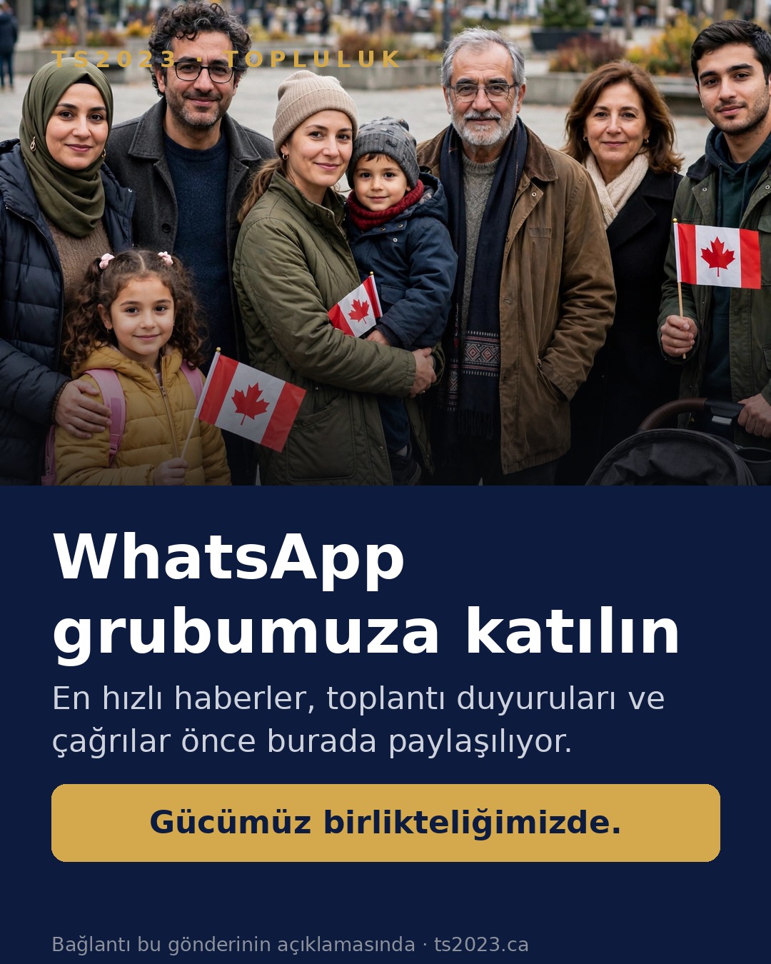 TS2023 heyeti dijital kanallarını büyütüyor: WhatsApp grubuna ve Instagram'a katılım çağrısı